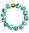 Georgia Chinoiserie Beaded Bracelet
