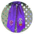 Purple Wreath Sash