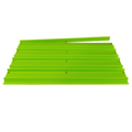 MAHJONG RACKS | Premium Acrylic | 4 Racks + 4 Pushers: Solid Citrus Green / Chartreuse