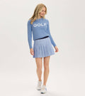 Pleated Poplin Skort