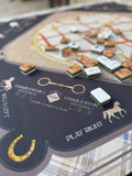 Saddles & Silk Mahjong Mat | Equestrian