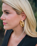 Spencer Earring - Brushed Gold