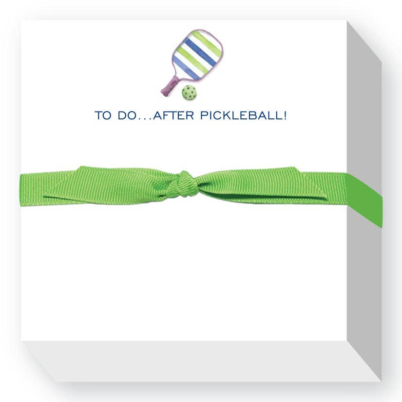 TO DO AFTER PICKLEBALL CHUBBIE NOTEPAD