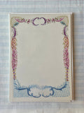 French Menu Stationery Set of 8