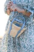 The Abby Straw & Leather Tote