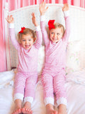 Kids Pajamas Rosie Pink Sailor Hearts Two Piece