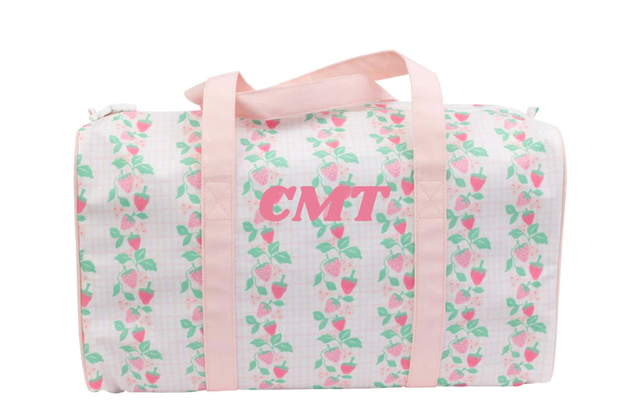 The Duffle Bag in Strawberries