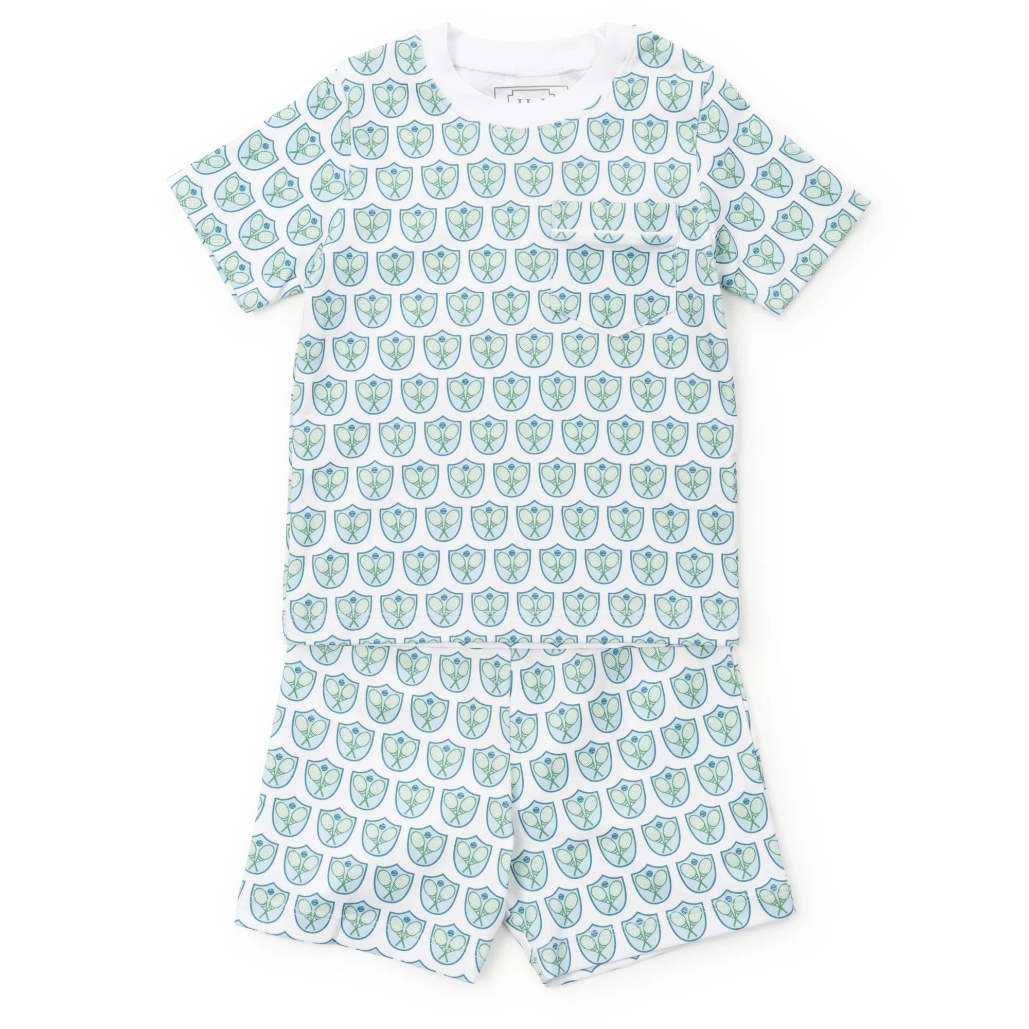 Charles Boys' Crest Blue Tennis Short Set