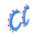 Earring Acrylic Jewel Hoop  - 2"