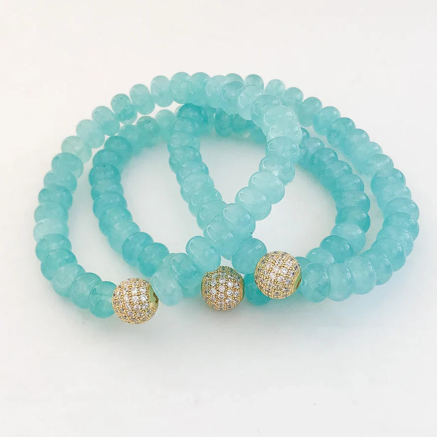 Stretch Bracelet with Accent Ball