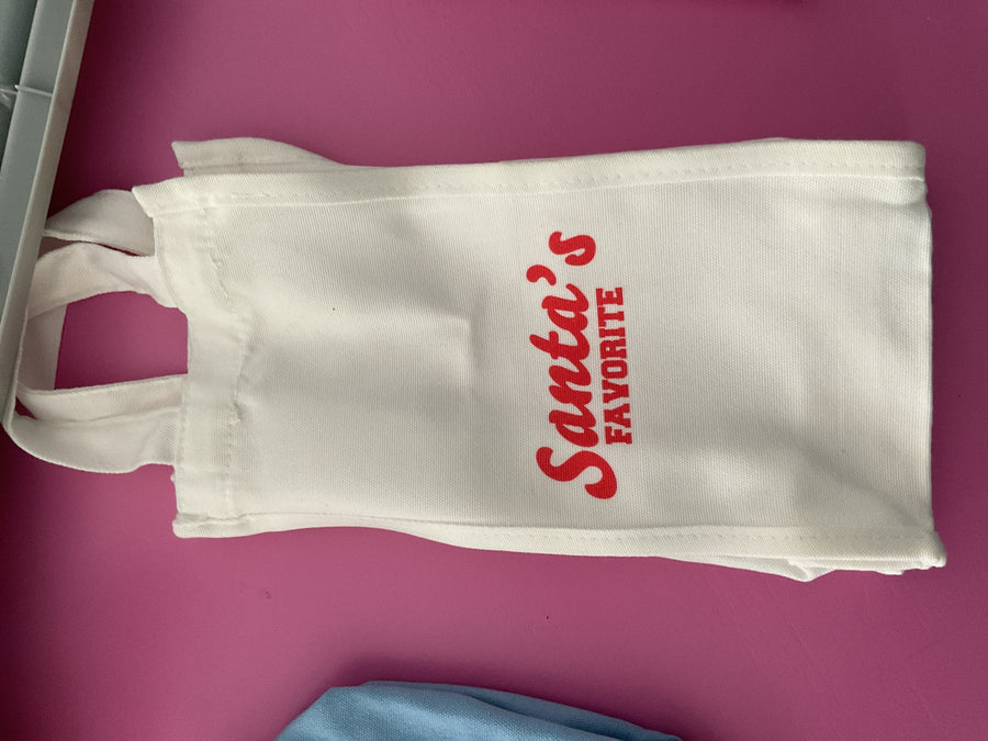 Holiday Santa's Favorite Wine Bag