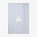 Nautical Cotton Cable Knit Blanket