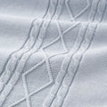 Nautical Cotton Cable Knit Blanket