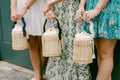 The Emily Straw and Leather Tote