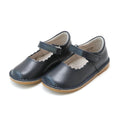 Caitlin Navy Scalloped Mary Jane