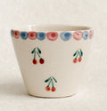 Cherry ceramic mini cup