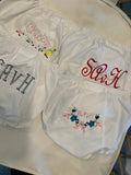 Bloomer Diaper Covers - Customized embroidery