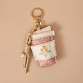 Coffee Run Vegan Leather Bag Charm