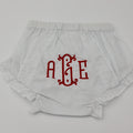 Bloomer Diaper Covers - Customized embroidery