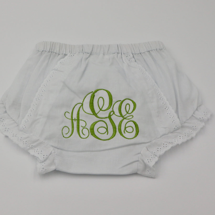 Bloomer Diaper Covers - Customized embroidery