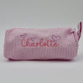 Seersucker Mini Baguette Bag