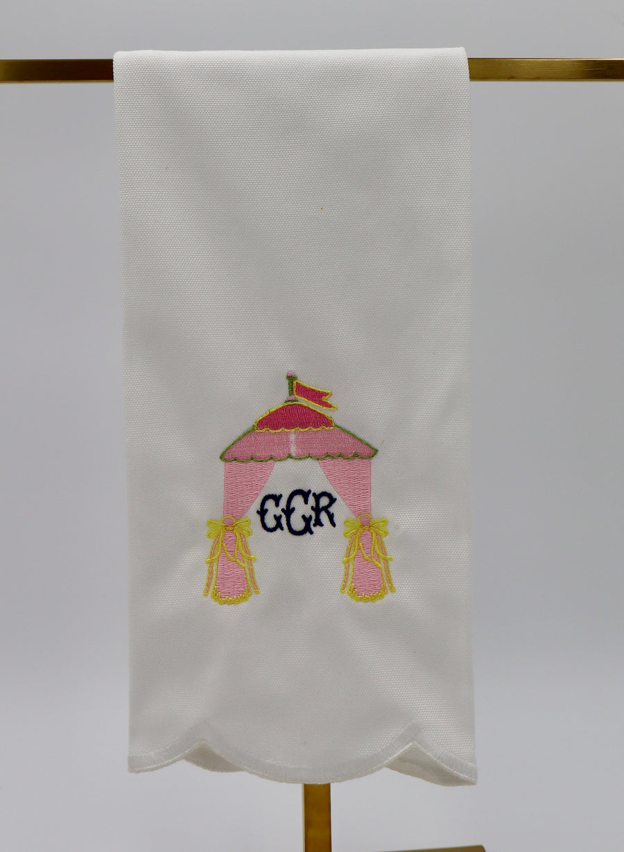 Scallop Bottom Guest Towel