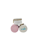 Seersucker 6" Button Bag Jewelry Round