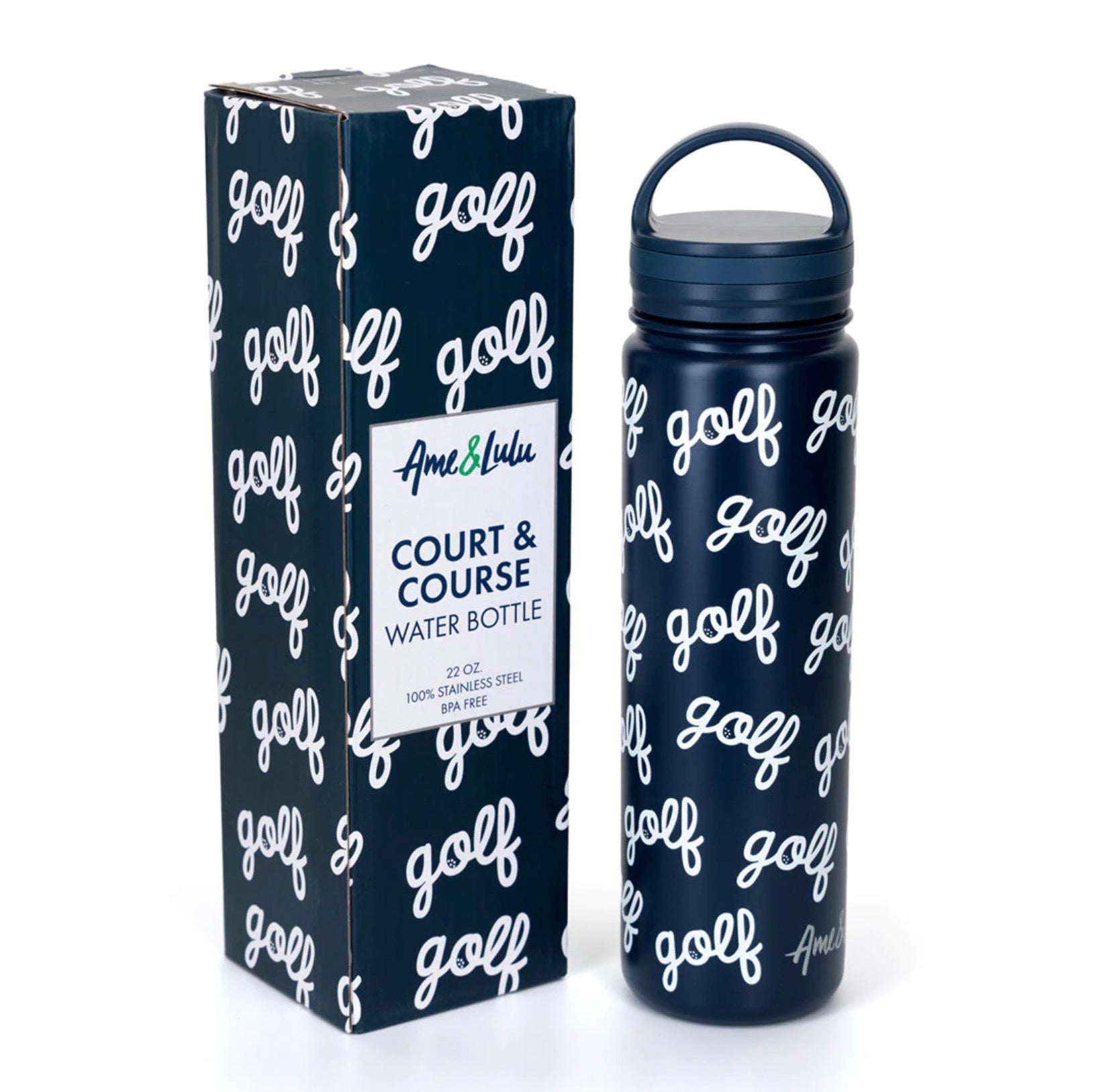 Court & Course water bottle