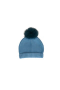 Kids' Faux Fur Pompom Knit Hat