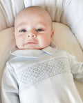 Pima Hand Smocked Playsuit