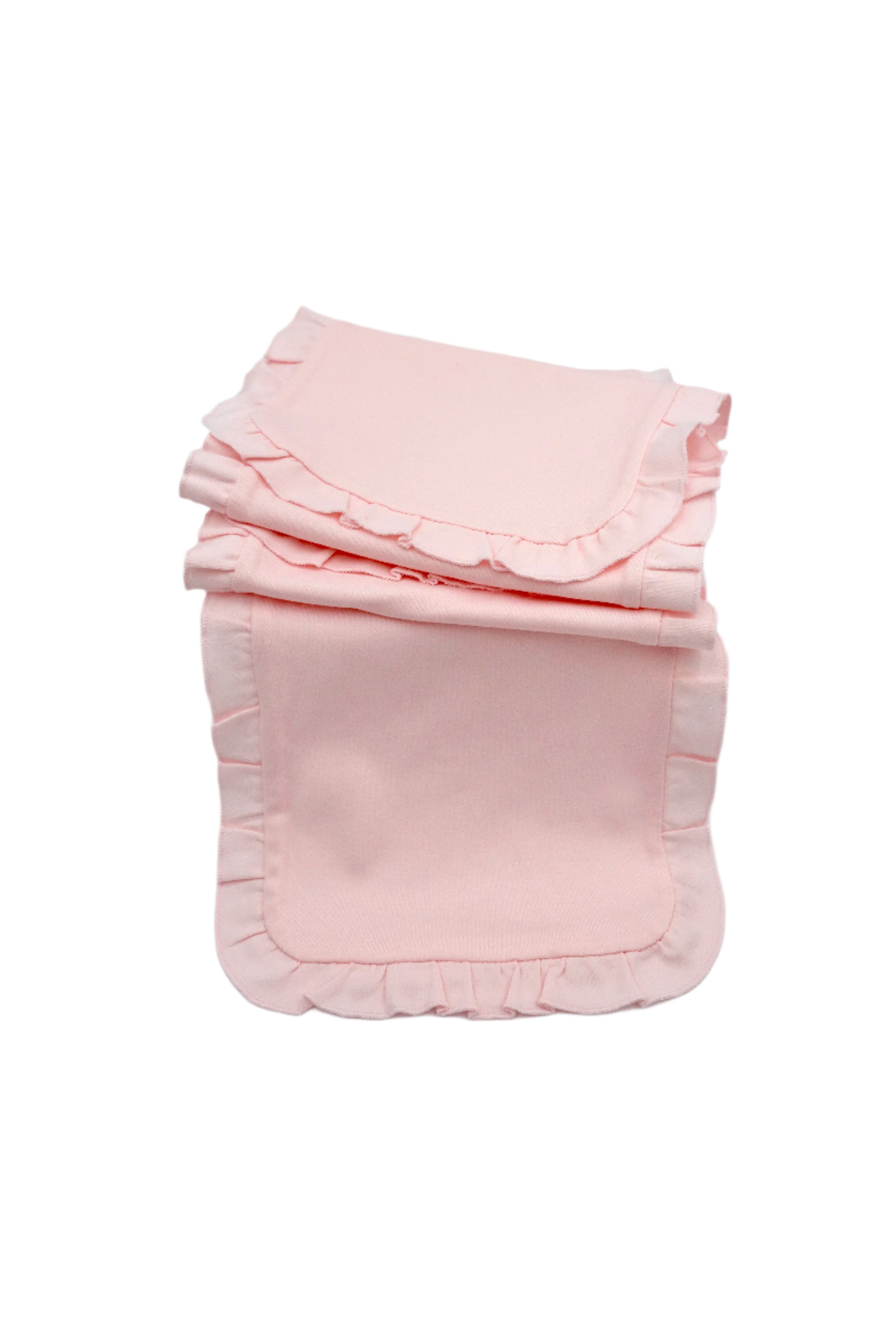 Ruffle Trim Burp Cloth