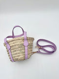 The Abby Straw & Leather Tote