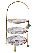 Juliska Rattan 3 Tiered Plate Server
