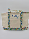 Medium Midi Coated Canvas Trim Tote