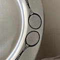 Pewtarex Trophy Plate Dish With Tennis Rim