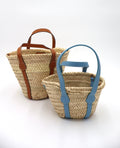 The Abby Straw & Leather Tote