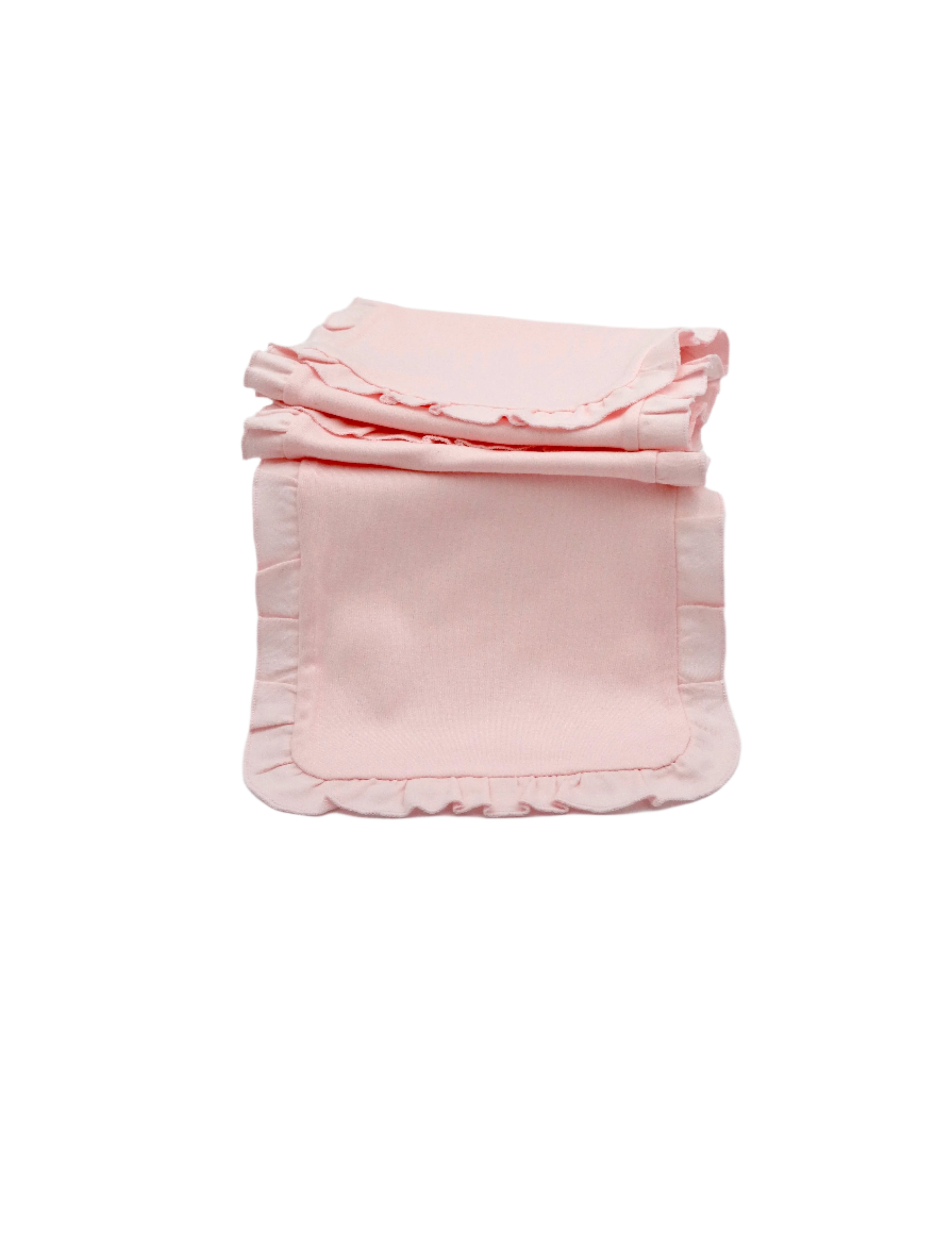 Ruffle Trim Burp Cloth
