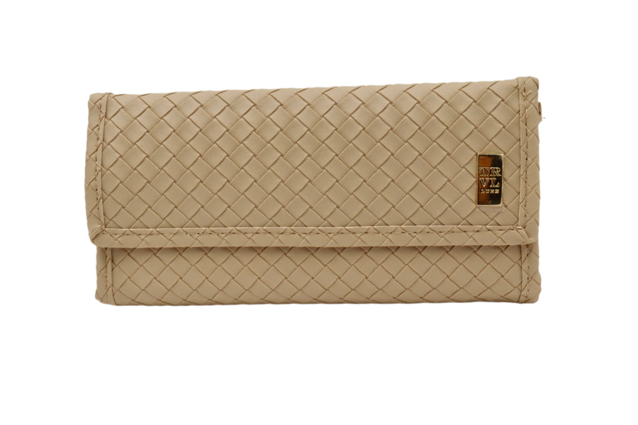 TRVL Luxe Woven Jewelry Wallet