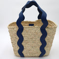 The Ridgely Straw and Leather Tote