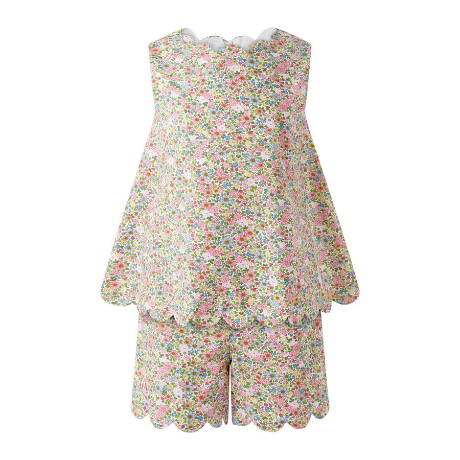 Floral Scalloped Set