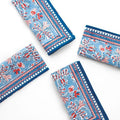 Grecian palm Red, White & Blue napkins