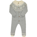 Polar Knitted Romper Grey Fairisle