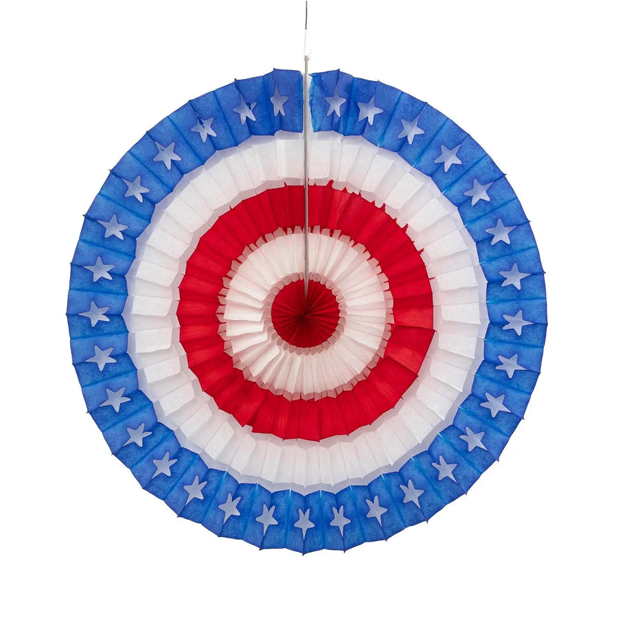 Honeycomb Patriotic Star Fan
