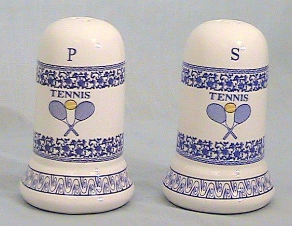 Clarke Antique Tennis Design Salt & Pepper Shaker