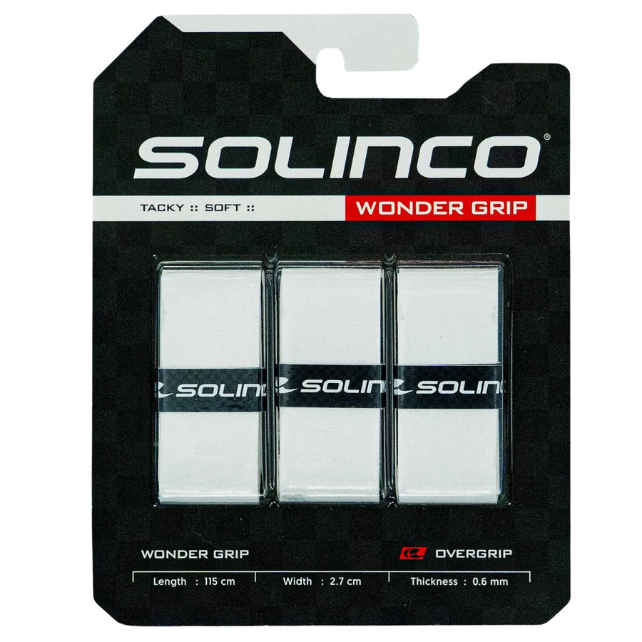 Solinco Wonder Grip Overgrip (Tacky, Soft 3 Pack)