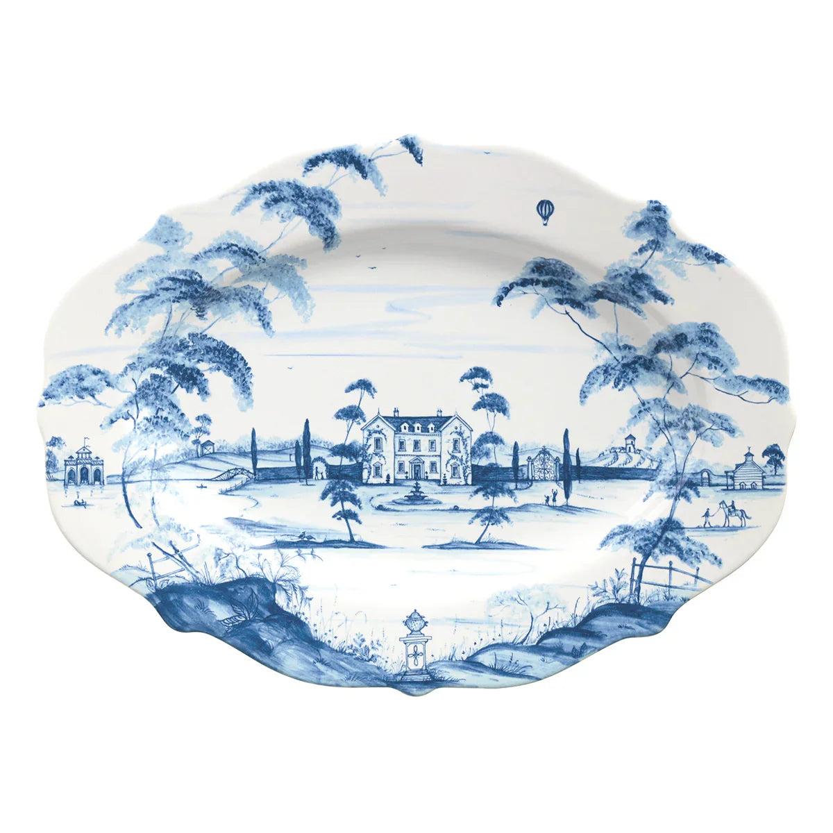Juliska Country Estate 18.5” Delft Blue Serving Platter