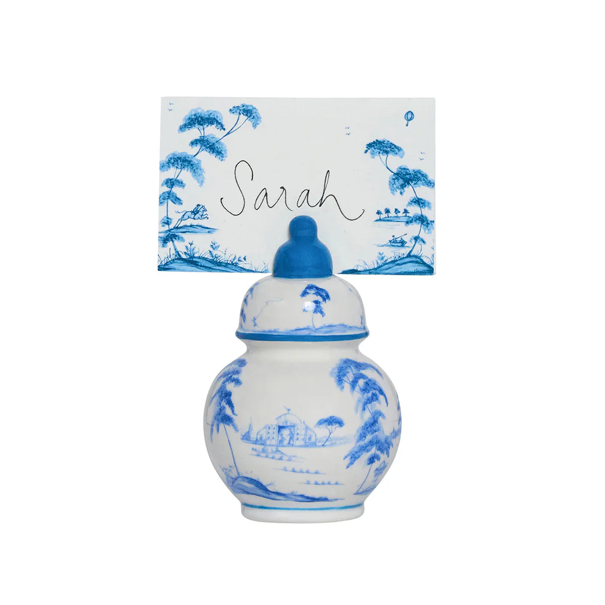 Juliska Country State Place Card Set/12 - Delft Blue