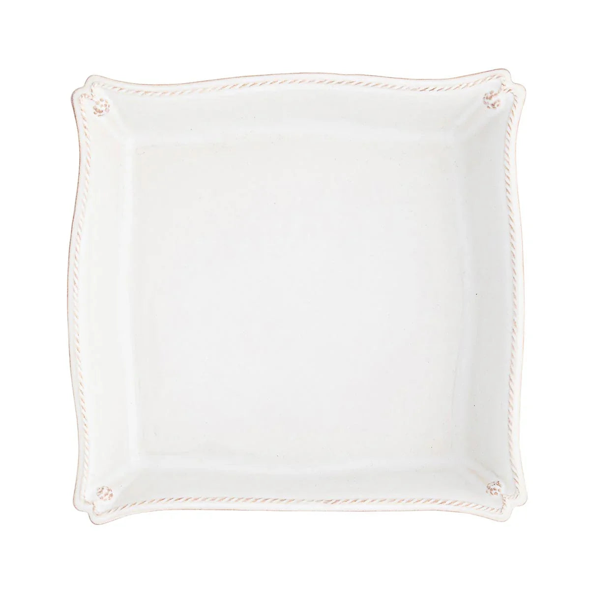 Juliska Berry & Thread Matzoh Plate - Whitewash