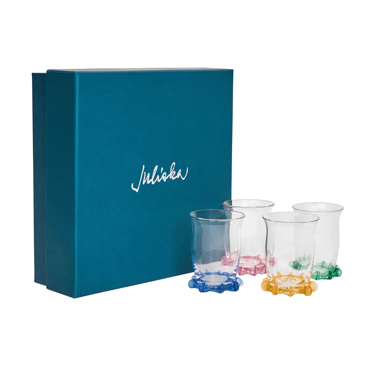 Juliska Nell Harriet Shot Glass Assorted Set/4 - Multi