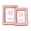 Scalloped Picture Frame Pink - Includes 2 sizes